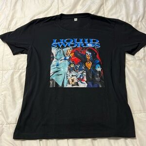 black short sleeve GZA Liquid Swords t shirt size Large